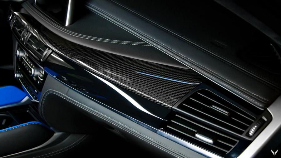 Детали интерьера BMW X6 M by Vilner 2019 года  (фото 5 из 17)
